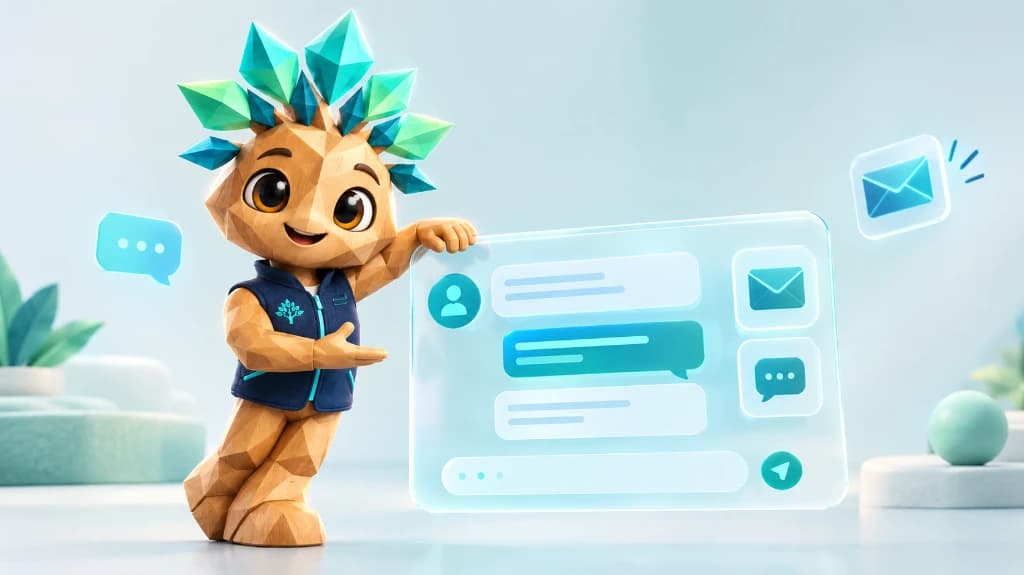 Vedu Mascot - Nityaved Support Assistant